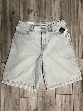 Original Use Light Wash Blue Denim Shorts